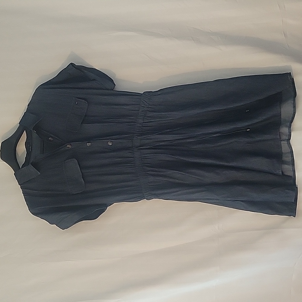 Tommy Hilfiger Navy Midi Dress